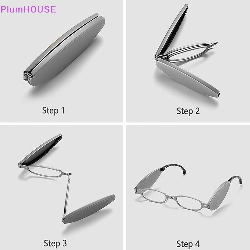 PlumHOUSE Siêu Nhẹ Lão Thị Kính Di Động Gấp Phong Cách HD Chống Xanh Lão Thị Kính Bỏ Túi Gấp Đọc Sách VN