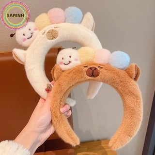 SAFENH Sang Trọng Capybara s Phim Hoạt Hình Vòng Đầu Rửa Mặt Phụ Kiện Tóc VN