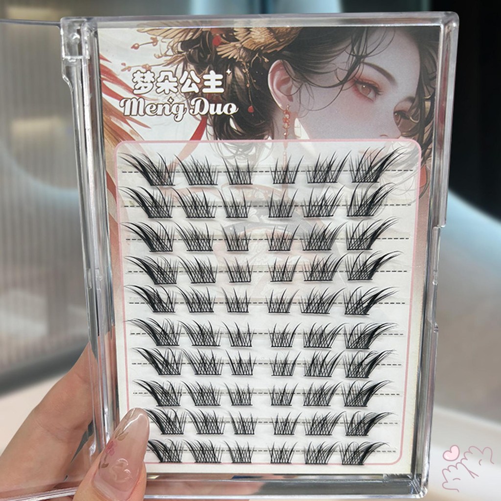 IOIIK M-42 Mông mi giả siêu mịn mô phỏng tự nhiên Phong cách lộn xộn DIY Mềm Mại Cá Nhân Anime Mi