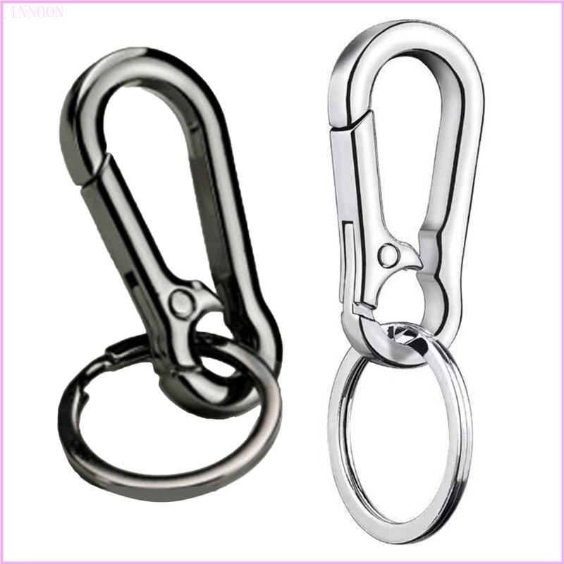 Cinna Hợp Kim Carabiner Khóa Móc Chìa Khóa Cho Móc Chìa Khóa Dây Đeo Ví Túi Cắm Trại Câu Cá Đi Bộ Đường Dài Du Lịch 7cm