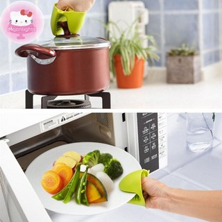 Moonlights Nhà Bếp Chịu Nhiệt Silicon Găng Tay Cầm Lò Nướng Nồi Nướng BBQ Nấu Mitt EN