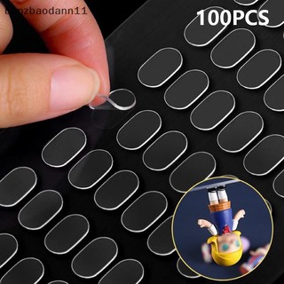 [BBNZDD] 100 Miếng Dán Keo Hai Mặt Miếng Dán Dính Cho Phong Cảnh Búp Bê Chân Keo Cố Định Trong Suốt Liền Mạch Miếng Dán BVAH