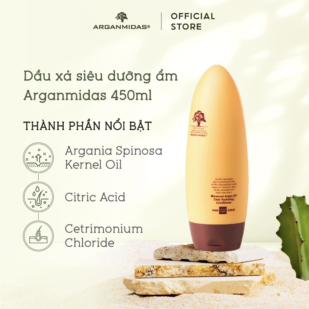 Ảnh Combo gội xả siêu dưỡng ẩm Arganmidas 50ml 3
