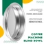 Máy pha cà phê 58Mm Bộ lọc trống / Nước rửa ngược bằng thép không gỉ Làm sạch Bát mù Phụ kiện máy pha cà phê