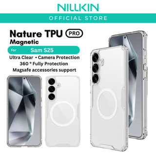 Nillkin Nature TPU Pro (từ tính) Thích hợp cho Samsung S25 Ultra / S25 + / S25 / S24 Ultra / S24 + / S24 Ốp điện thoại trong suốt siêu trong suốt.