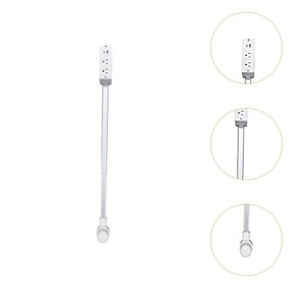 Bộ mở rộng ổ cắm điện COZYNEST, có thể điều chỉnh độ dài xoay 180° Bộ mở rộng ổ cắm điện, Bộ mở rộng ổ cắm điện màu trắng không đục lỗ cho NightStand