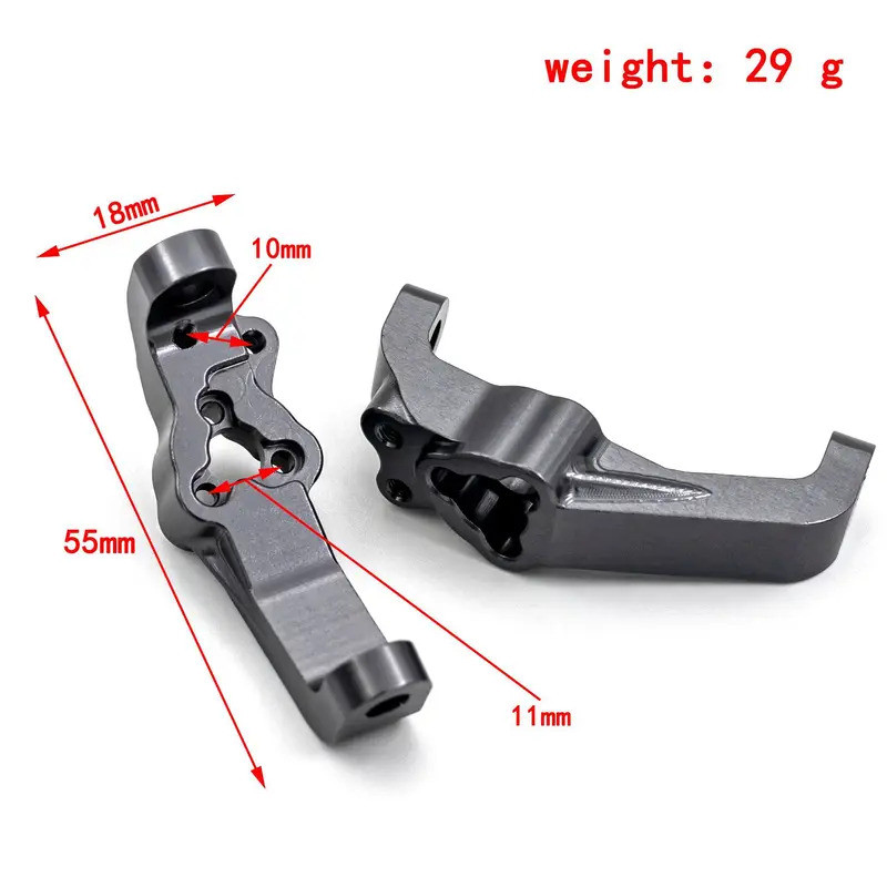 Hợp kim nhôm nâng cấp kim loại phía trước cốc lái bánh răng nắp trục trước c ghế Vỏ bánh răng cho REDCAT GEN8