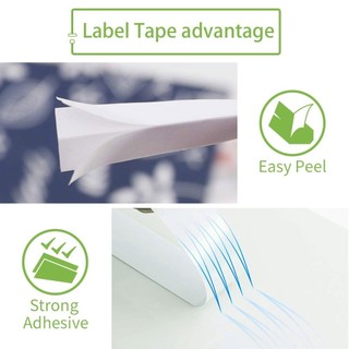 6 / 9 / 12mm Tương thích cho băng nhãn EPSON SS12KW LC-4WBN 12mm Refill LabelWorks / Máy in nhãn KingJim TepraPro LW-300 LW-400 LW-500 LW-600P LW-700 LW-900P SR-R7900P SR3900C SR530