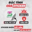 Decal TRÀ ĐÀO - Decal Dán Tường Trang Trí Quán Ăn, Trà Sữa, Cà Phê.