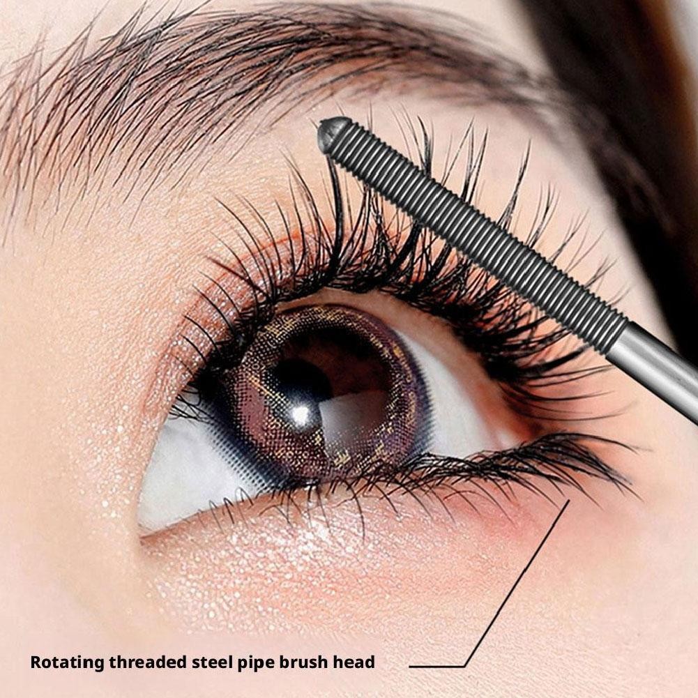Mascara ống thép không thấm nước lâu trôi Mascara tự nhiên trang điểm mắt Q8y9