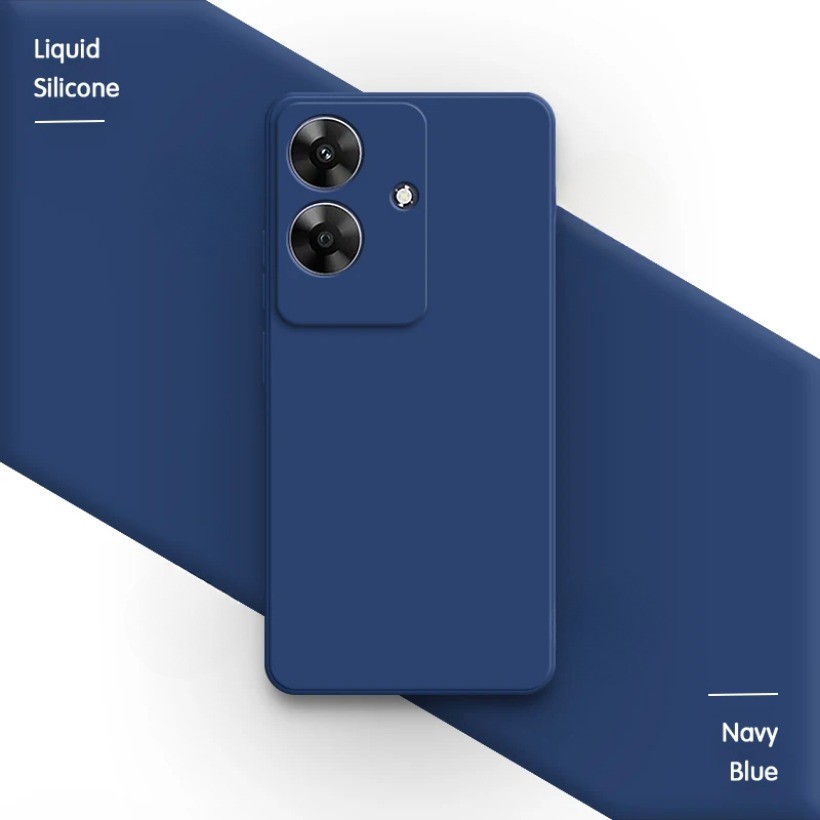 Ốp Điện Thoại Realme Note 60 60X Note60 X Nguyên Bản Silicon Lỏng Vuông Bảo Vệ Ống Kính Cổ Điển Cạnh Thẳng Ốp Lưng