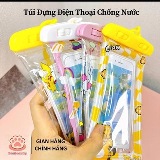 Túi Đựng Điện Thoại Chống Nước Viền Phao In Nổi