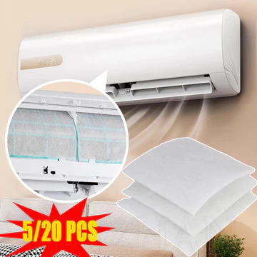 Màn hình lọc đầu vào điều hòa không khí - Bộ lọc điều hòa 5 / 20 chiếc Cotton Flakes - Lưới chống bụi kháng khuẩn - Bộ lọc làm sạch cửa thoát khí - Phim lọc bụi không khí