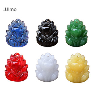 Luimo Giả Ngọc Cáo Vòng Cổ Mặt Dây Chuyền Thời Trang Trung Quốc Quyến Rũ Trang Sức Khắc Bùa Hộ Mệnh Dành Cho Nữ Quà Tặng May Mắn SBS