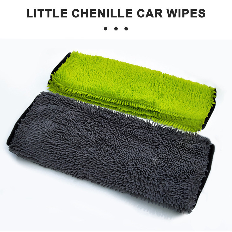 khăn lau xe máy SEAMETAL Khăn lau xe 700GSM Khăn lau xe nhung sang trọng Chenille 40x60cm Khăn lau siêu mềm Khăn lau chăm sóc xe hơi ướt và khô