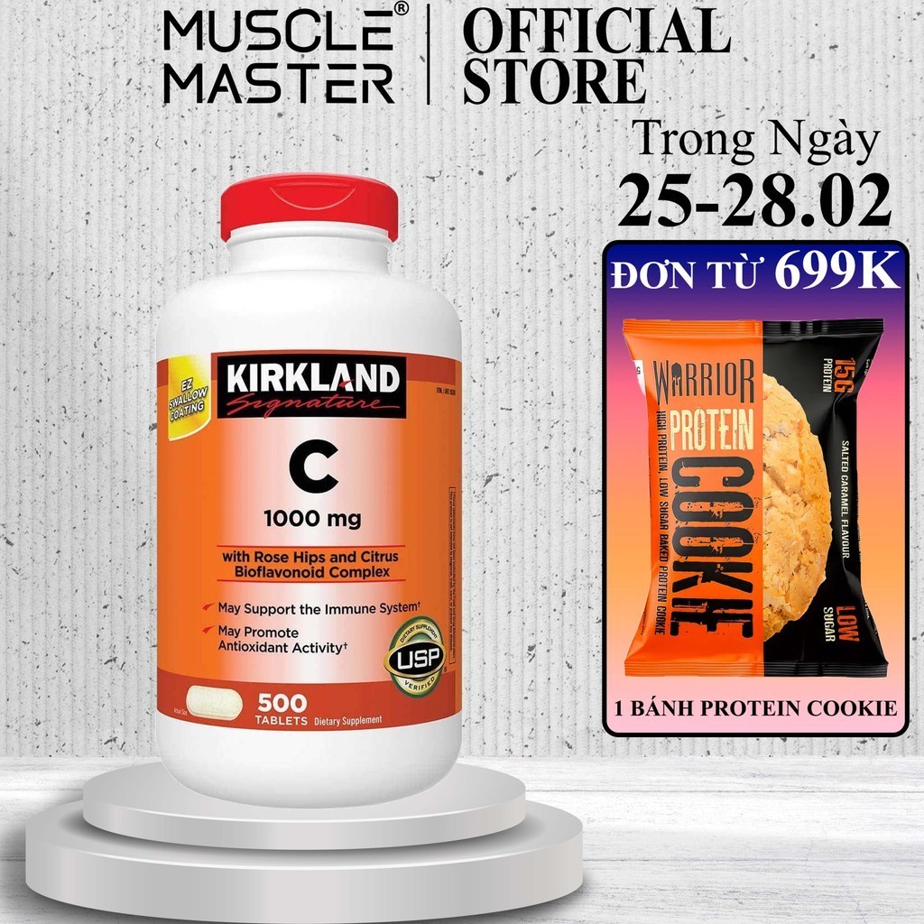 Viên Bổ Sung Kirkland Vitamin C 500mg, 1000mg 500 viên Shopee Việt Nam