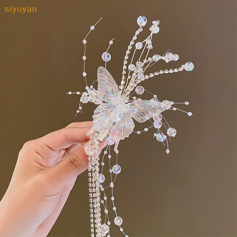 Siyuyan 1 Hàn Quốc Đơn Giản Trang Sức Phụ Kiện Hạt sel Kẹp Tóc Cho Nữ Bé Gái Màu Bạc Kẹp Tóc Bên VN