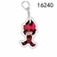 HK1 Hazbin Hotel Charlie Morningstar Vaggie Angel Dust Alastor acylic giữ chìa khóa Lucifer Morningstar Nhung móc khóa K