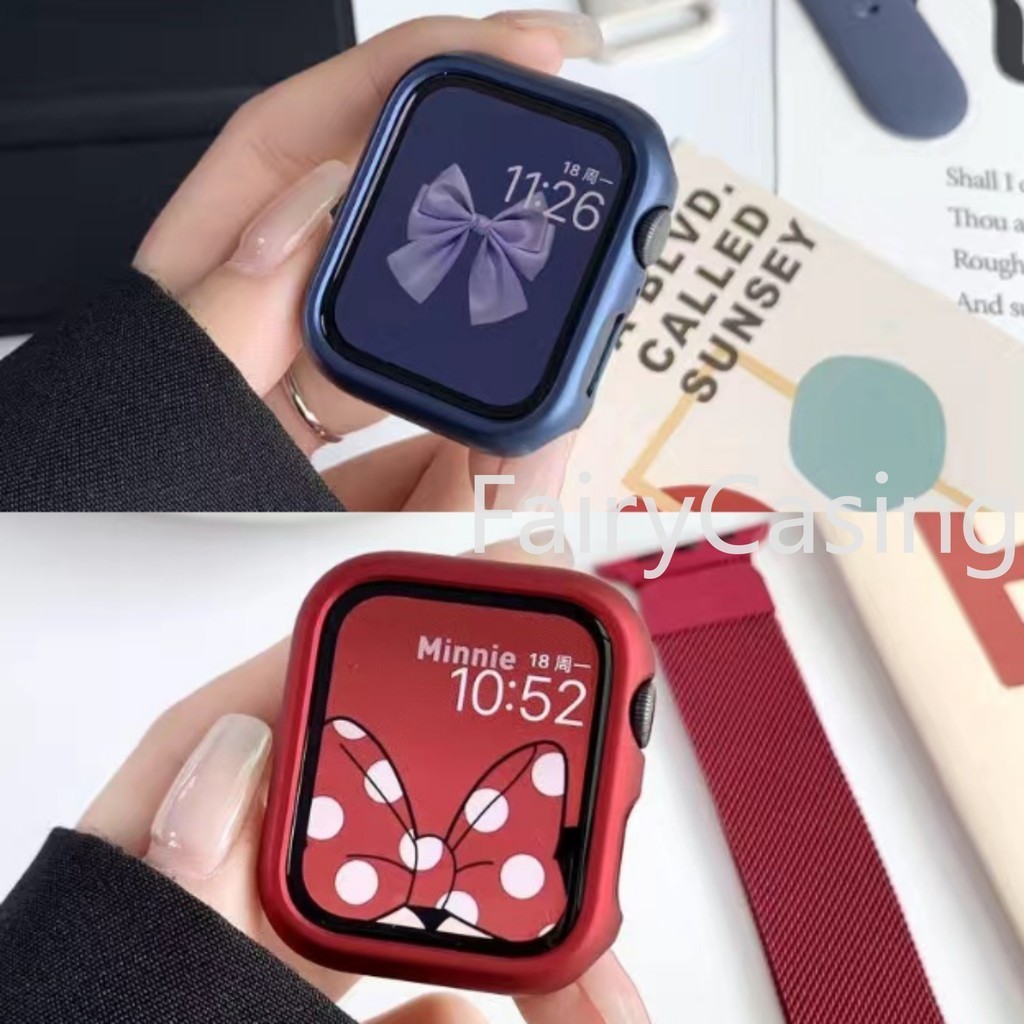 Newst Màu Sắc Ban Đầu Đồng Hồ S11 Dành Cho Apple Watch 46MM Ultra 2 49mm Series 10 9 8 7 SE 6 5 4 3 2 45mm 41mm 44mm 40mm 42mm 38mm cho iWatch PC ốp Bảo Vệ Màn Hình