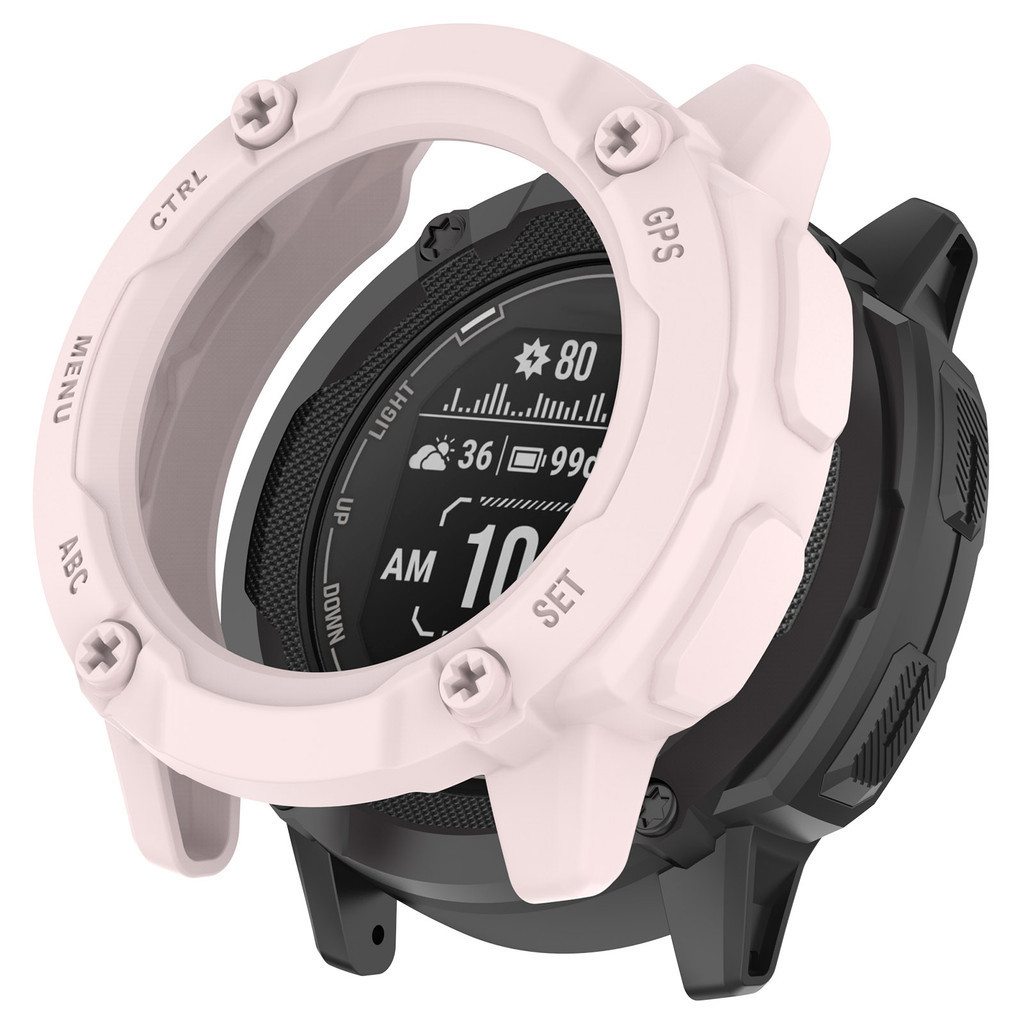 Garmin Instinct2X Silicone TPU Mềm Rỗng Ra Đồng Hồ Thông Minh Dành Cho Garmin Instinct 2X Chống Vân Tay Khung Vỏ Bảo Vệ Đồng Hồ