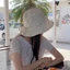 IAPPORTUNIA Mũ ngư dân, Mũ chống nắng mỏng màu trơn, Dây buộc dây buộc dây buộc dây ngoài trời