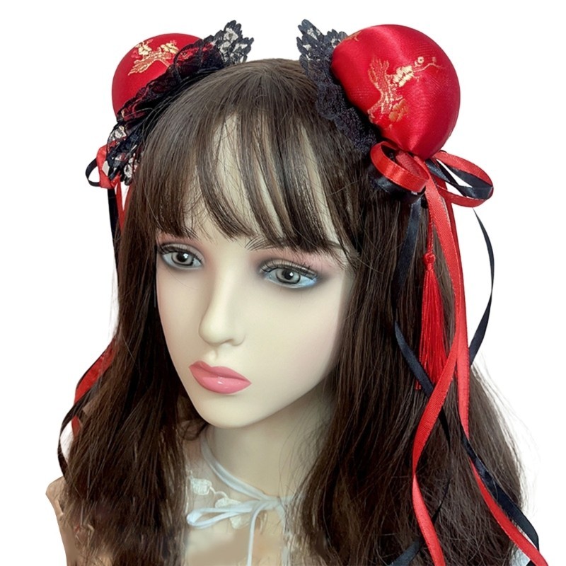 Jenniferab Tóc Bun Kẹp Tóc Anime Người Giúp Việc HairBun Bìa Hóa Trang Đảng Kẹp Tóc