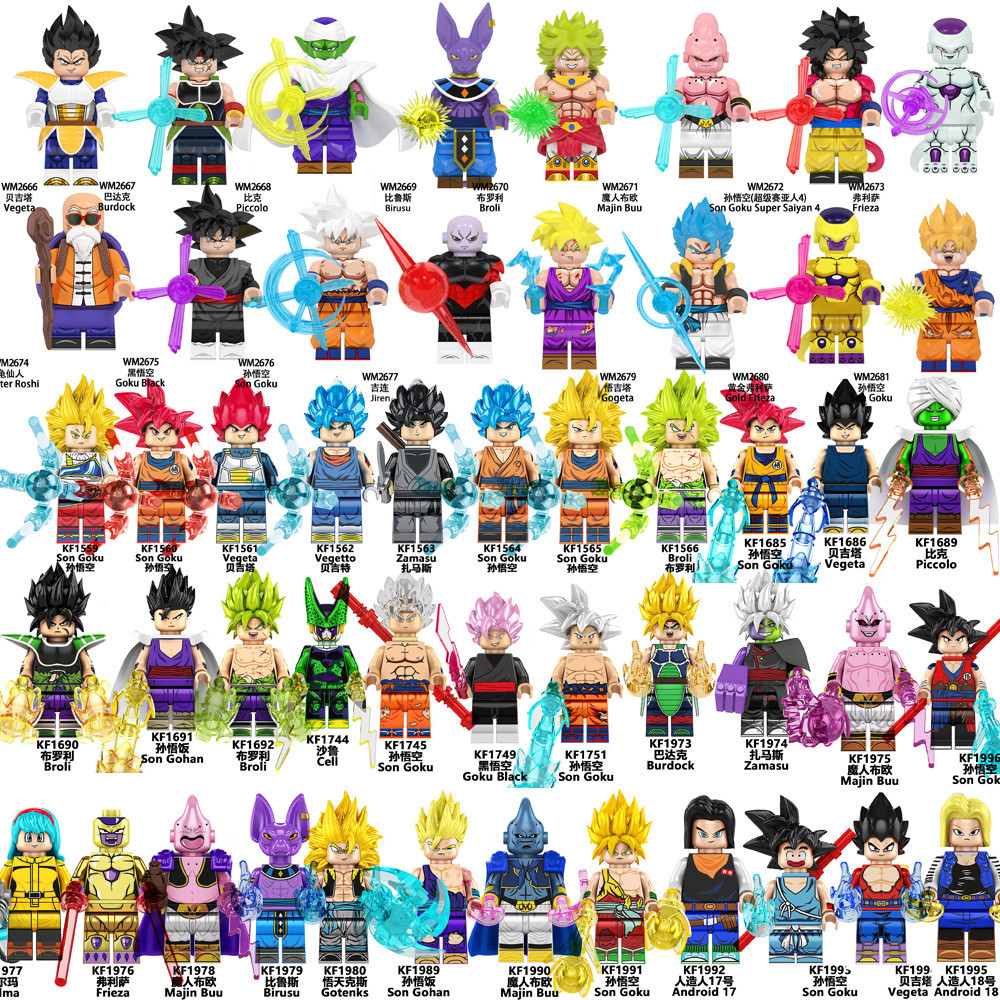 DragonBall Z 21 Pz Modellino Mini Super Saiyan Goku Vetega - Foto 7