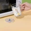 Cốc pha sữa thuỷ tinh chia vạch có nắp và ống hút