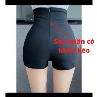 Quần Short Nữ Dance Lưng Cao Co Dãn Vải Umi Hàn cao cấp Có Bigsize 75KG, Quần Đùi Cạp Khoá Tôn Dáng Cho Nữ Lên From Xinh