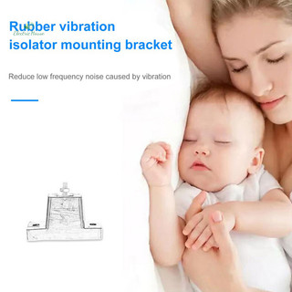 [Nhà Điện] 4 Gói Đệm Điều Hòa Không Khí Rung Cao Su Mung Chống Sốc Tấm Cách Ly Chống Rung mới