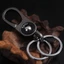 FUHUIOT Titan Carabiner Chìa Khóa, Hợp Kim Kẽm Phong Cách Kinh Doanh Xe Ô Tô Titan Móc Khóa, Sáng Tạo Mạ Điện Chống Rỉ Sét Chống Vân Tay Titan Móc Khóa Mặt Dây Chuyền Chìa Khóa