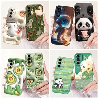 Dành Cho Samsung Galaxy A05s Ốp Lưng Hoạt Hình Dễ Thương Gấu Trúc Silicon Chống Sốc Mềm TPU Điện Thoại Dành Cho Samsung A05s A057F A057M Vỏ