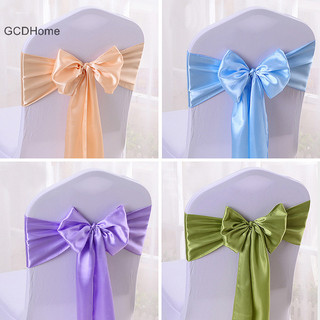Gcdhome Nhiều Màu Sắc Sa Sash Ghế Cưới Nơ Chất Lượng Cao Cho Ghế Có Sash Sinh Nhật Khách Sạn Thể Hiện Trang Trí Bán Buôn HOT