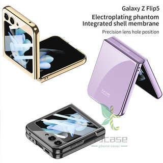 Ốp lưng pha lê mạ điện siêu mỏng mỏng Samsung Galaxy Z Flilp 6 Z Flip 5 Vỏ trong suốt