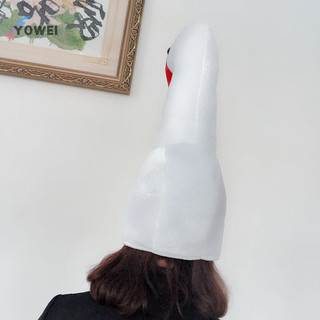YOWEI Dễ Thương Sang Trọng Ngộ nghĩnh Hình Ngỗng Người Lớn Trẻ Em Halloween Đảng Cosplay Động Vật Mũ Trùm Đầu Mùa Đông Ấm Trang Phục VN