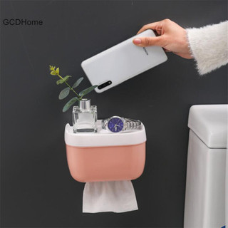 Gcdhome Chống Nước Treo Tường Nhà Vệ Sinh Giấy Giá Đỡ Kệ Vệ Sinh Cuộn Giấy Ống Giá Để Đồ Hộp Bảo Quản Giá Khay Đồ Dùng Phòng Tắm HOT