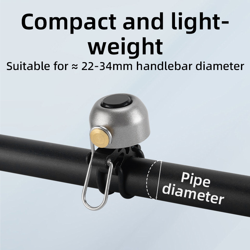 ROCKBROS Hợp Kim Đồng Xe Đạp Chuông Sừng 100DB Decibel Cao Retro Chống Thấm Nước Nhẹ Xe Đạp Chuông Cho MTB Xe Đạp Đường Bộ