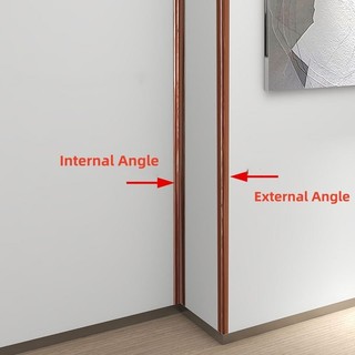 Trang Trí Nhà Cửa Tự Dính Góc Tường Trang Trí Dải Chống Va Chạm 3D Dán Tường Tường Tường Bên Ngoài Góc Trang Trí Dải