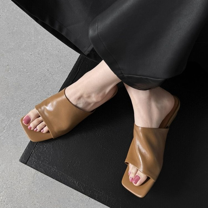 Atikota Nữ Thời Trang Đế Dày Sandal Thoải Mái Mềm Mại Thông Thường Học Sinh Slope Gót Dép Ngoài Trời Chống Trượt Du Lịch Đi Biển Dép
