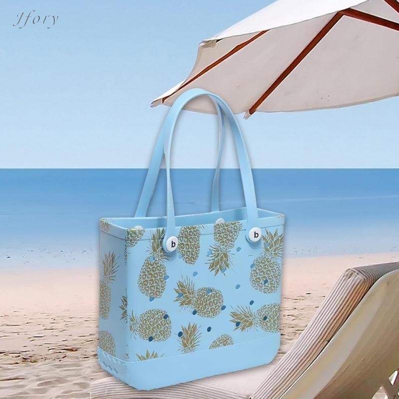 Jfory Túi Tote có thể giặt được Jfory Thời trang có lỗ Túi du lịch chống thấm nước