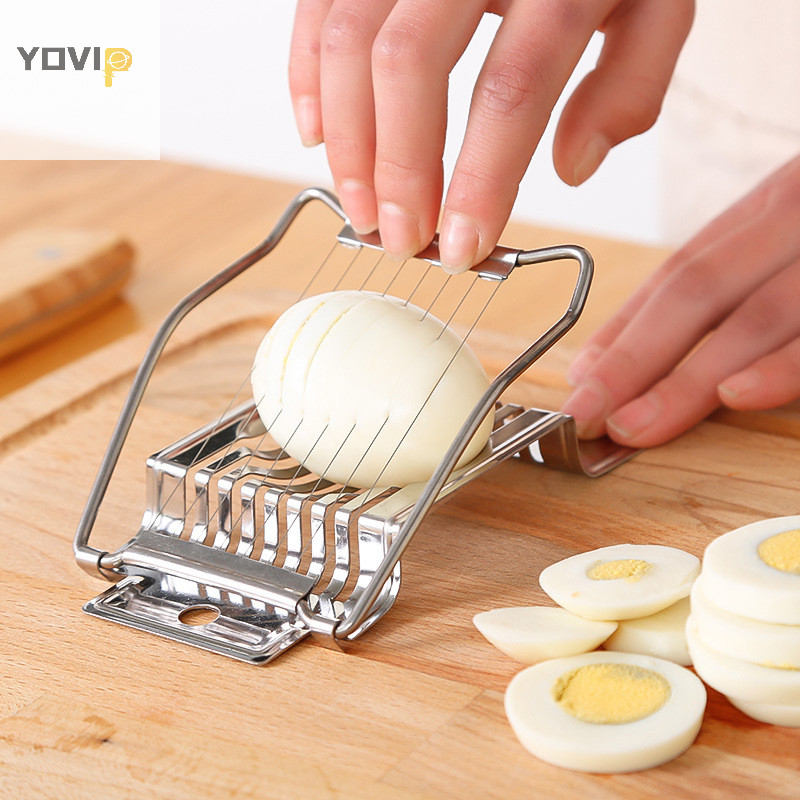 Máy cắt trứng đa chức năng YOVIP, cắt trứng luộc cứng, dâu, nấm, trái cây mềm