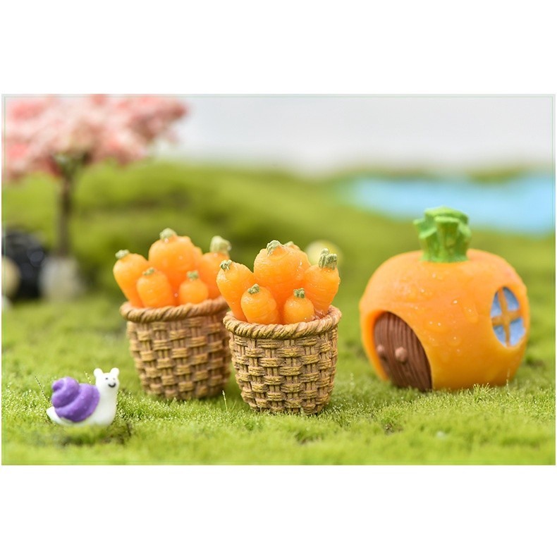Thỏ Trắng Dễ Thương Trang Trí Tiểu Cảnh