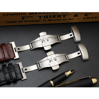 Dây đồng hồ da thật cong cho Tissot T035 607 407 439 22mm 23mm 24mm nam nữ, khóa bướm, thay thế