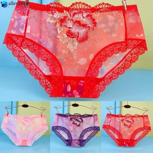 Oto Plus Nữ Ren Gợi Cảm Liền Mạch Quần Lót Thân Thiện Với Da Quần Đùi Trong Suốt Quần Lót