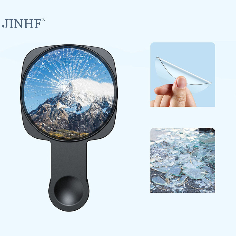 Jinhf Điện Thoại Thông Minh Camera Gương Phản Quang Kẹp Bộ Di Động Điện Thoại Di Động Camera Gương Kẹp Có Túi Bảo Quản Điện Thoại Phía Sau Selfie Gương HOT