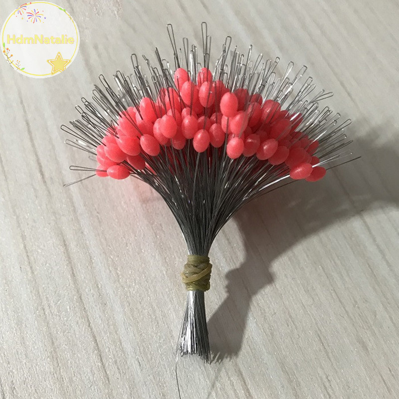 Hdmnatalie 300 Chiếc Phao Cao Su Chặn Câu Cá Bobber Chặn Phao Hình Trụ Không Gian Đậu VN