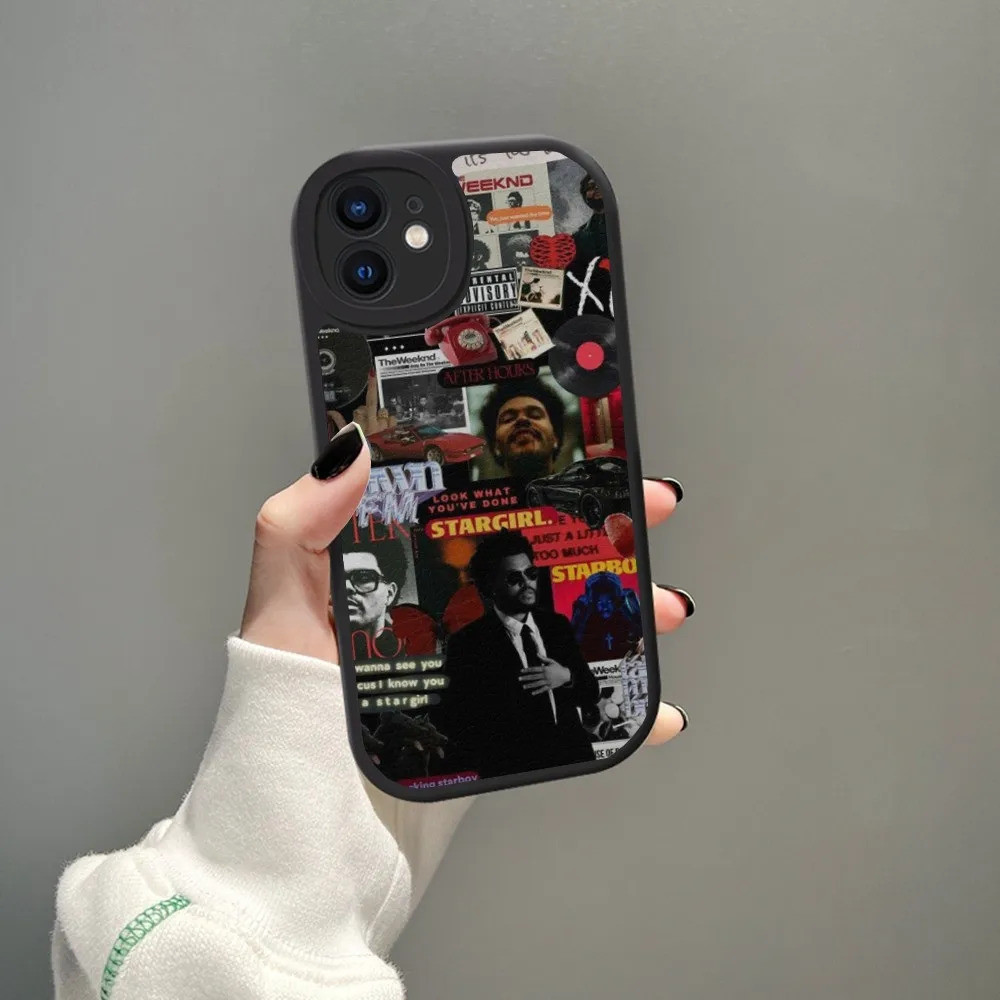 TP-1 The Weeknd XO Singer Ốp Điện Thoại Da Cừu Cho Iphone 17,15 14 Pro Max 11 13 12 Mini X Xr Xs 8 6 7 Puls Se Luxury Mobile