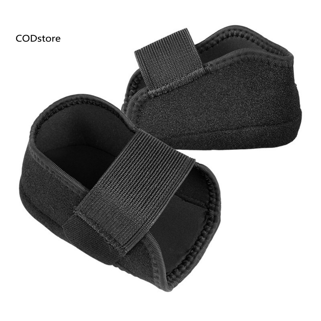 Kdc 2 Cái / cặp Miếng Lót Tăng Áp Bên Trong Chống Trơn Trượt Velcro Chống Nứt Thoáng Khí Chống Mài Mòn Bảo Vệ Gót Chân Nylon Bảo Vệ Miếng Lót Silicon Cho Unisex