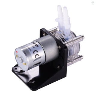 Hilivn) Máy bơm nhu động GROTHEN DC 12V có ống silicon Máy bơm chất lỏng nước lưu lượng cao Máy bơm chân không định lượng tự mồi Chống ăn mòn Lưu lượng có thể điều chỉnh cho phòng thí nghiệm hóa chất bể cá DIY