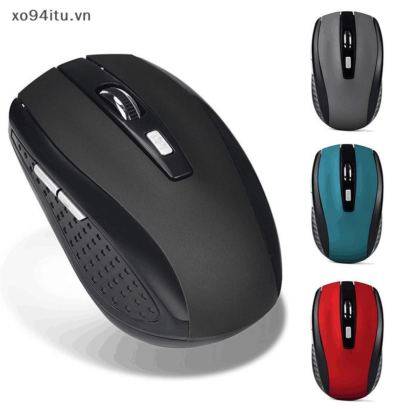 Xoitu 2.4G USB Chuột Không Dây Quang Màu Đỏ 6D Cho Máy Tính Laptop Chuột Chơi Game Thiết Kế Công Thái Học Chuột Không Dây VN